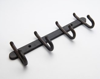 Cast iron 4 Hook Rail. Sold out, due June