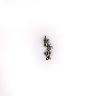Cricket Player Pin
