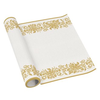 Golden Ornament Table Runner 24m