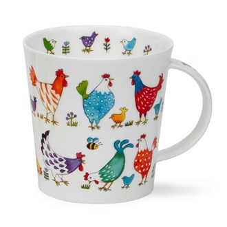 Cairngorm Bright Bunch Chicken mug  480ml.