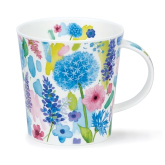 Cairngorm Floral Burst Blue mug
