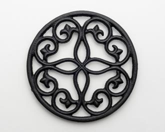 Cast iron Round trivet  